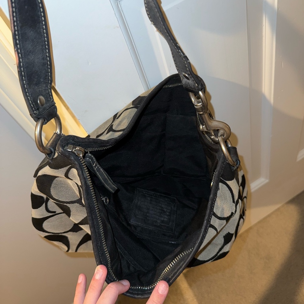Coach Signature Shoulder Bag - Picture 4 of 5